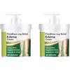 Generico 2 Pc Crema Edema Della Terapia Gambe, Crema Per Trattamento Gambes Edema In Rilievo, 100g Cream Massaggio Per Trattamento Lipedema, Riduce Il Gonfiore In Modo Naturale, Non Unge, A Rapido Assorbimento