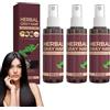 VKaoess Spray coprente per capelli grigi alle erbe e ritocco delle radici - Colore temporaneo per capelli per donne e uomini con balsamo scurinte, ripristino immediato del colore naturale (3 bottiglie)