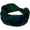 RODAILYCAY Fasce per donne e ragazze, realistiche foglie tropicali scure, morbida e larga, fascia elastica annodata, fascia per capelli sportiva alla moda per allenamento, yoga, palestra, corsa