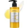 MISSHA - Vita C All-in-One Bubble Foam detergente viso, 200 ml, disintossicazione profonda dei pori, bolle magiche con