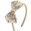 NCMAMA Fascia per capelli con paillettes dorate per ragazze, fiocchi per capelli glitterati, accessori per bambini, donne, per Natale, Halloween, feste di compleanno
