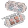 HUAZXIAOD Flower Knows Black Swan Ballet Palette di Ombretti Opachi e Perlati Palette Viso 6 Colori Ombretti Glitter (C01)