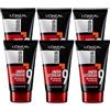 L'Oreal Paris L'Oréal Paris Studio Line Gel Capelli Indestructible 48h Tenuta 9 per Styling dal Fissaggio Estremo con Resistenza Elastica e Asciugatura Ultra Rapida - 6 Flaconi da 150ml