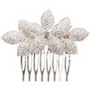 Ulalaza ToBe-U Cristallo copricapo da sposa fascia Wedding dei capelli della perla della vite con strass Accessori per capelli HS-J2422goldTaglia unica