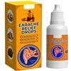 Mnozreo Sollievo dai ronzii nelle orecchie, gocce di sollievo dalle orecchie, auricolari naturali, gocce di cura per le infezioni uditive, 20 ml, 1 pz
