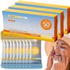 BAInuai 50 mini crema solare da viaggio, protezione solare mini tubo, SPF 50+ Mini crema solare, protezione solare impermeabile con protezione UVA/UVB (3)