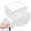 Generic Tovagliette per nail art - Asciugamani di carta per nail tech, 50 pezzi, impermeabili, assorbenti, design 3 strati, pieghevoli, lavabili, pratici cuscini per manicure professionisti principianti