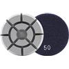 HOMESOM Tampone per lucidatura per pavimenti da 4 pollici 3 pezzi secco bagnato uso pavimento pietra disco abrasivo marmo granito pavimento rinnovare rettifica tamponi grana 50