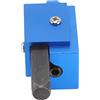 Riuulity Scalpello per Angoli Ad Angolo Retto per la Lavorazione del Legno, Cerniera Quadrata Ad Incasso per Serratura per Porta, per Scalpello Angolo per Legno con in (BLUE)