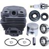 UYTGFO Adatto for ZENOAH G35 G35L G45 G45L BC3400 3410 BC4310 for Husqvarna 236R 443R 143 143RI Parti for decespugliatore Kit set cilindro pistone 36 mm 40 mm(G45 40mm)