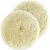 cskky 2 pezzi Tamponi lucidanti 3 4 5 6 7 pollici Kit tampone lucidante in lana naturale Disco for taglio composto Tampone for riparazione carrozzeria auto .oth