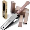 RUITOOL Sega a mano giapponese 6 pollici Double Edge Sided Pull Saw Ryoba SK5 Flexible Blade 14/17 TPI Flush Cut Beech Handle Wood Saw for Woodworking Tools