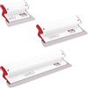 LEVEL5 5-443C 5-443C - Set di lame per raschiatura per cartongesso, corpo composito ergonomico, lama sostituibile in acciaio inox tedesco da 0,3 mm, per levigare pareti e soffitti