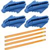 LIYJTK Linea centrale Scriber Woodworking Marking Finder Strumento per il giunto del perno di montaggio blu