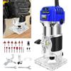 BRIEFNESS Fresa a mano compatta per la lavorazione del legno con taglierina a mano 30000R/MIN 800 W con 15 punte per router da 1/4