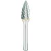 Rhodius Topline Punta di fresatura in metallo duro Forma G HF G TOP, 12,7 x 25,0 x 6,0 x 70, VE: 1