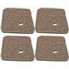 UHESWQ Adatto for Stihl FC55 FS38 FS45 FS46 FS55 HL45 HS45 KM55 Tagliabordi 4 pezzi Filtro aria 4140-124-2800