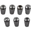 Generic Asta di Prolunga del Supporto Dell'albero Motore ER11 con Set di Pinze a Molla da 7 Pezzi, Pinza a Molla Durevole per Foratura, Fresatura, Lavorazione CNC