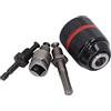 CHICIRIS Mandrino Autoserrante, Guscio Interamente in Metallo con Design Zigrinato per Trapani Elettrici Manuali, Attacco 1/2 20UNF, Campo di Serraggio da 2 a 13 Mm, Accessori per