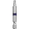 WOLFPACK Punte lunghe Cacciavite Torx T25 (2 pezzi). Acciaio S2 al cromo vanadio. Punte esagonali, punte,