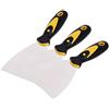 AXSMD Raschietti for mastice, 3 pezzi, spackle, strumento for raschietto in metallo for la finitura del muro a secco, raschiatura 'intonaco, decalcomanie, carta da parati/2 pollici (Size : 4 inch)