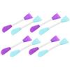 Holibanna Set 8 Pezzi Spatole in Silicone per Miscelare Pittura Design Doppia Testa, Raschietti per Decorazione Murale e Pittura su Tessuto Riutilizzabile