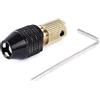Tsophreniq Ottone Elettrico Piccoli Motori 3mm Albero Centrale Drill Bit Tre Artigli Piccolo Mandrino 0.3-3.4mm Albero Elettrico Mandrino
