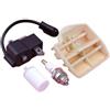 LIWaaGe Adatto for Hus 445 450 445e 450e Kit bobina di accensione filtro olio candela motosega 573935702