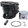 GXAOeUX Adatto for motosega HUS 55 51 Rancher Kit cilindro pistone 45 46MM(45mm For hus 51)