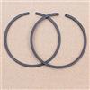 DORFEY Kit di 2 fasce elastiche for pistone da 46 mm x 1,5 mm, adatte for H-u-s-q-v-a-r-n-a 51 55, for Rancher 257, 357 XP, EPA 359, parte di ricambio for motosega EPA 503289014