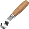 ACTINPANT Set Di Coltelli Da Intaglio Inox 1/2 Pezzi Con Manico In Legno Olmo for La Lavorazione Del, Strumenti Piegati E Dritti, Ideali for Scolpire(Carving knife machete)