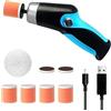 WAFOHSR Lucidatrice for auto senza fili for cavo batteria ricaricabile 12V 2000Mah for dettagli auto Leggera E Facile Da Usare