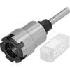 Spryflower Estensione pinza per fresa con codolo da 35,6 cm, SL635. ER20, accessorio per tornio in acciaio rapido, mandrino a pinza ER20 per lavorazione del legno, punta di estensione per fresatura e taglio