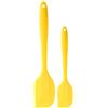 RASTKY Raschietto in Silicone per Strumento di Cottura della Torta, Spatola in Silicone per Barattolo di Calore Antiaderente, Spatole per Crema per Torte Che Raschiano la Glassa per la Crema di Pane