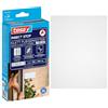 tesa Insect Stop Hook & Loop Comfort Zanzariera per Finestre, Con nastro adesivo a strappo, Rimovibile senza lasciar tracce, Lavabile e riutilizzabile, Bianco, 100 cm x 100 cm