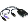 Aten Adattatore KVM Aten usb DisplayPort Virtual Media con supporto Smart Card KA7169