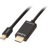 Lindy Cavo Lindy Mini-DisplayPort a HDMI 4K30 (DP: passiv) 1m [36926]
