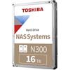 Toshiba Hard Disk 3.5 16TB Toshiba N300 SATA 3 [MN11ACA16TS]