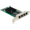 INTERTECH Inter-Tech Gigabit PCIe Adapter Argus ST-7238 x4 i350Chips. retail