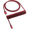 CableMod CableMod Classic Cavo a spirale per tastiera da USB-C a USB Tipo A Repubblica Rosso