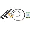 Shuttle Computer Group Shuttle WLN-M1 - Kit combo Intel WLAN-ax/Bluetooth con scheda M.2, cavi e antenne esterne