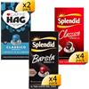 Splendid Capsule Espresso Barista (40 caps) + Splendid Espresso Classico (40 caps) + Hag Decaffeinato Espresso Classico (20 caps) - Totale 100 Capsule in Alluminio - Compatibili Nespresso®* original