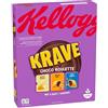 CAIYA Krave Choco Roulette Fagottini Misti di Cereali con Ripieno di Cioccolato Bianco, Latte e Nocciole 410g