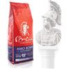 BOCCA DELLA VERITA Caffe in Grani Italiano Arabica e Robusta Idea Regalo AMO ROMA GOURMET Sacco da 1 Kg Caffe Napoli Caffè Espresso Tostato Naturalmente e Artigianalmente, Rainforest e UTZ
