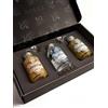 LOLLI - Luxury Pocket Box Set limited edition, 3 liquori, set ideale per regali ed occasioni speciali, liquori in bottiglia 100ml (300ml, Zabaglione, Sambuca, Pistacchio)