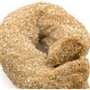 APULIAN BAKERY ZONE Taralli pugliesi artigianali zuccherati al cioccolato e mandorle vino bianco e nero intorchiate mandorlate extra mandorlato snack ideale aperitivo (4KG di, VINO NERO)