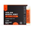 Nature Nate's Nate's Manuka Honey Minis - Miele di Manuka puro monodose da 10 conteggi - MGO 83+ | Certificato UMF 5+ - 10 pacchetti monodose per il benessere quotidiano in movimento