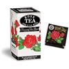 Mlesna Tè Rosa Tea Mlesna - Confezione da 180 filtri in 6 comodi dispenser da filtri l'uno - Tè nero di Ceylon con essenze naturali di Rosa: una miscela dolce e profumata, ideale per il tè delle cinque