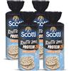 Generico 4X Scotti Risette Snack Protein Gallette con Riso Basmati e Lenticchie Rosse Extra Sottili e Croccanti 160g