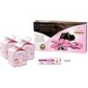 chance SCATOLINE PORTACONFETTI CUBETTO FIOCCO 25 PZ + 1KG CONFETTI + BIGLIETTINI (NASCITA ROSA 81336)
